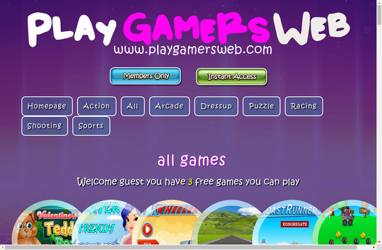 Play Gamers Web